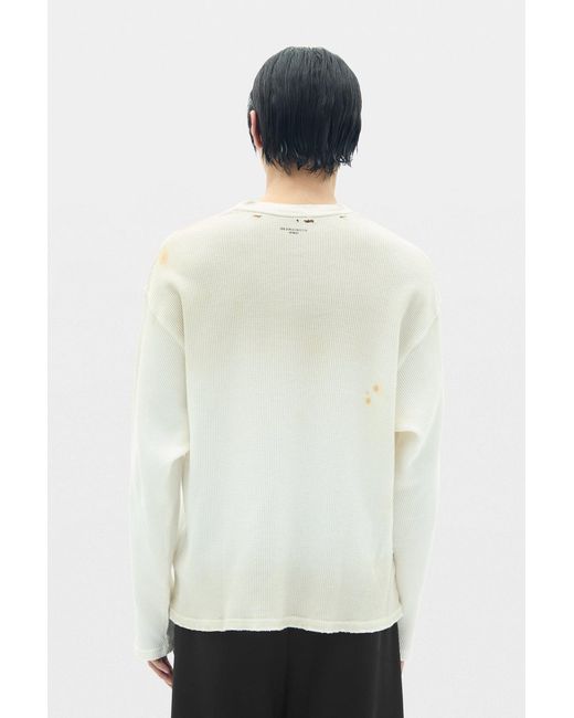 Ann Demeulemeester Multicolor Emil 'Dear Diary' Long Sleeve T-Shirt for men