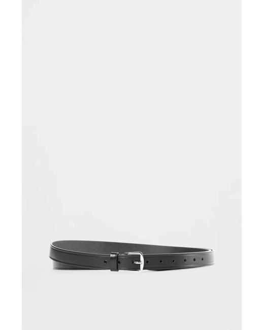 Ann Demeulemeester Black Mape Long Belt