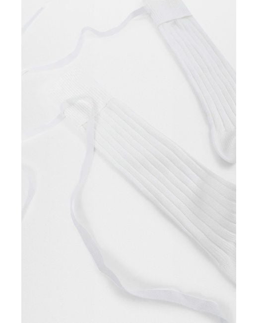 Ann Demeulemeester Black Jost Knee-High Socks
