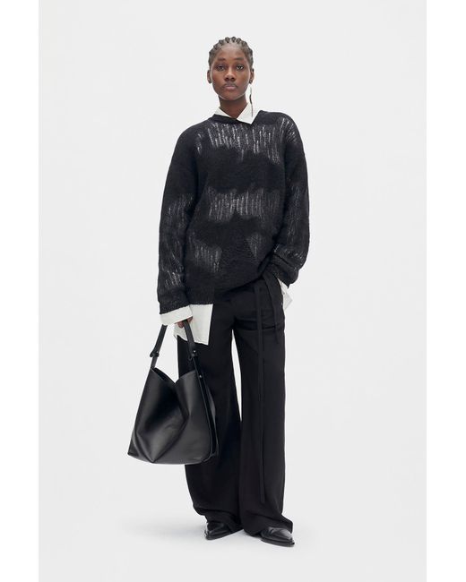 Ann Demeulemeester Black Anneke Comfort Tailored Trousers