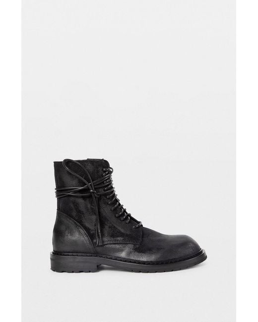 Ann Demeulemeester Black Danny Ankle Boots for men