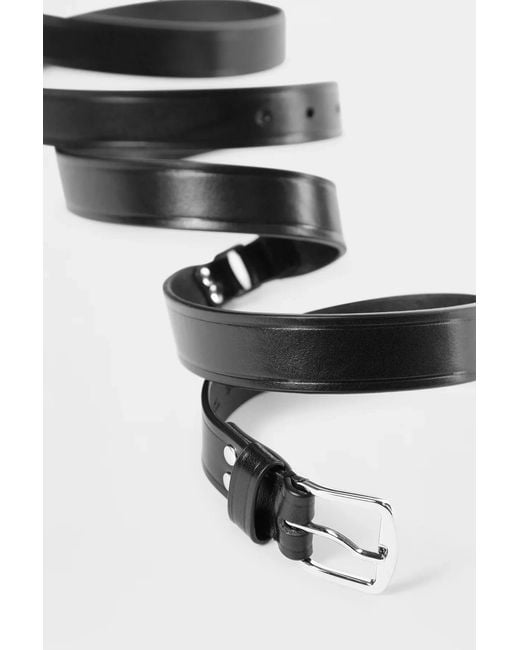 Ann Demeulemeester Black Mape Long Belt