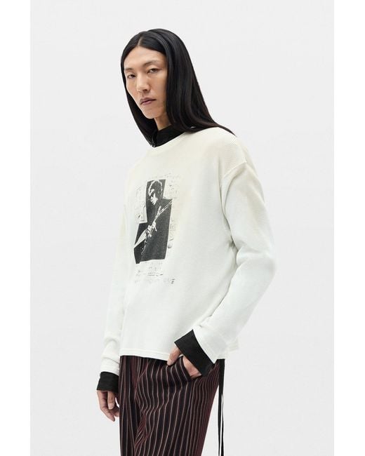 Ann Demeulemeester Gray Emil Boxy T-Shirt for men