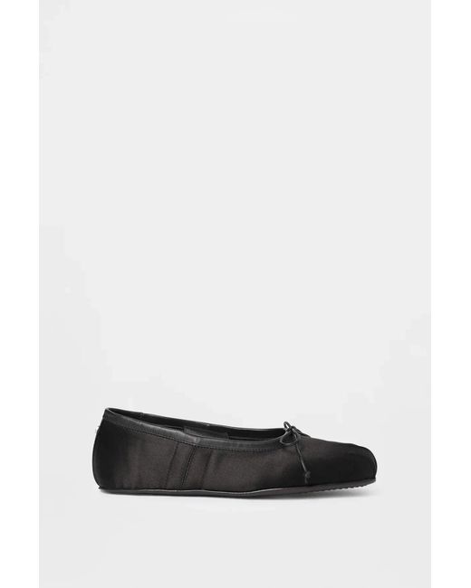 Ann Demeulemeester Blue Paloma Ballerina With Satin Band