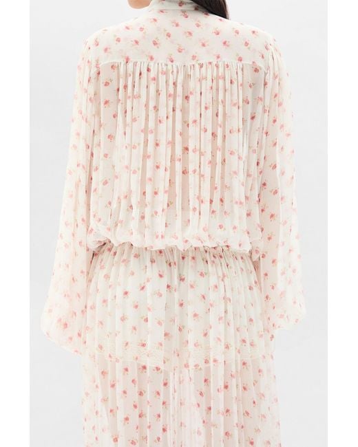 Ann Demeulemeester Natural Tren High Comfort X-Long Dress