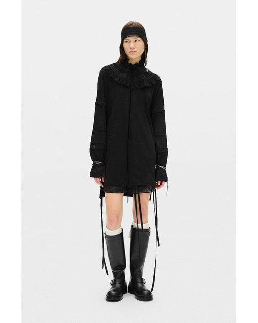 Ann Demeulemeester Black Lucina T-Shirt Dress