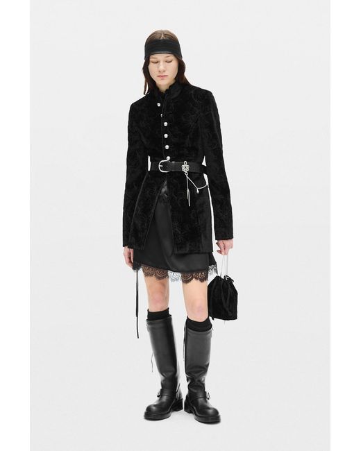 Ann Demeulemeester Black Yana Marsina Jacket