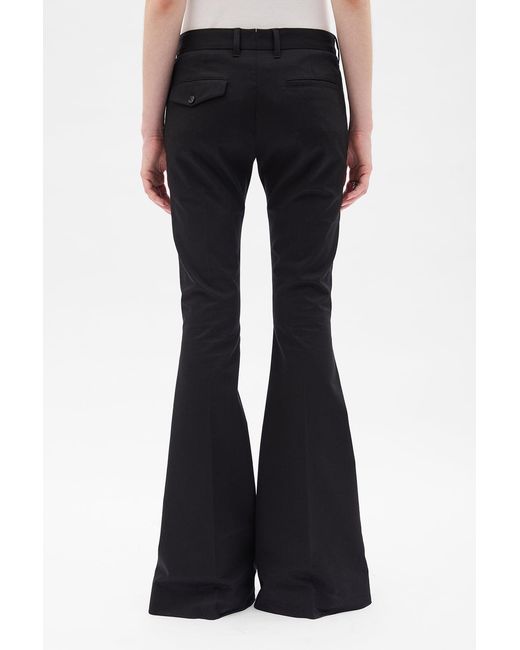 Ann Demeulemeester White Adri Bootcut Trousers