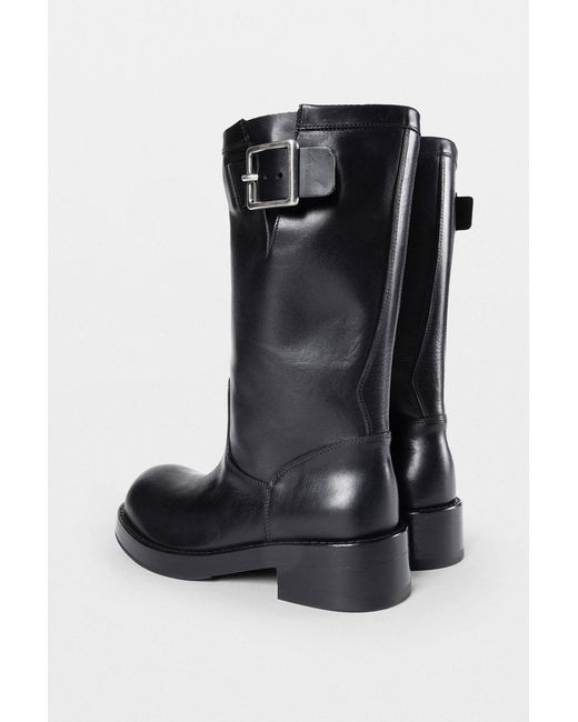 Ann Demeulemeester Black Neldor Engineer Boots for men