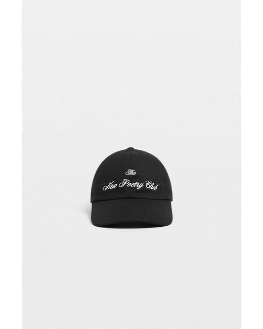 Ann Demeulemeester Black Tem Baseball Cap for men
