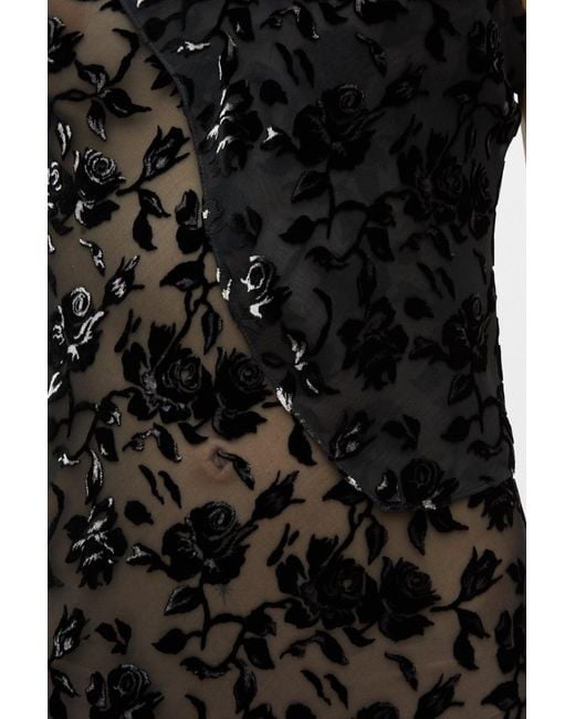 Ann Demeulemeester Black The Aaricia Long Bias Slip Dress