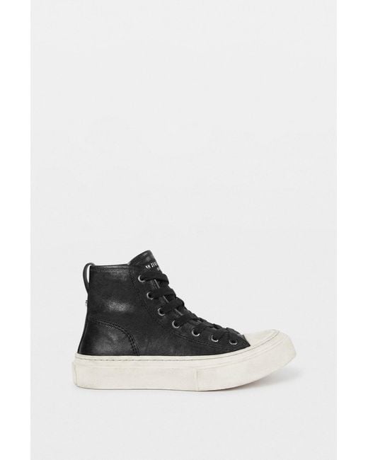 Ann Demeulemeester Black Ycke Vulcanized Mid-Top Sneakers for men