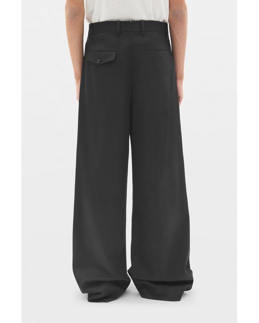 Ann Demeulemeester Multicolor Franck Flared Leg Loose Trousers With Double Side Bands for men