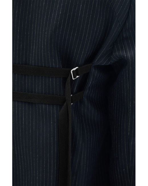 Ann Demeulemeester Blue Lexa Tailored Slim Fit Jacket