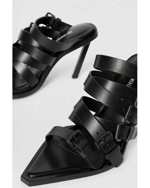 Ann Demeulemeester Nel Mules in Black | Lyst