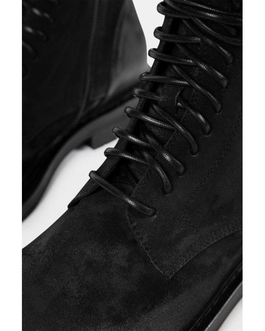 Ann Demeulemeester Black Danny Ankle Boots for men