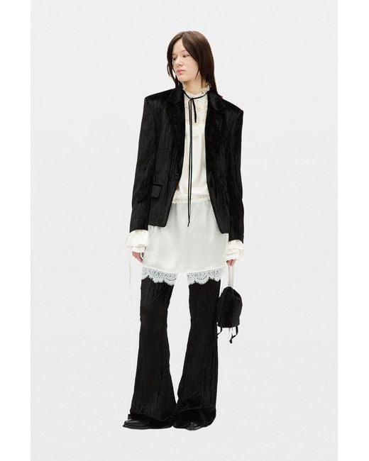 Ann Demeulemeester Black Adri Bootcut Trousers