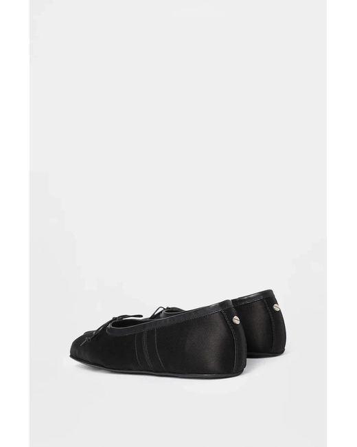 Ann Demeulemeester Blue Paloma Ballerina With Satin Band