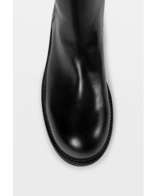 Ann Demeulemeester Black Helfred Ankle Boots With Zip for men