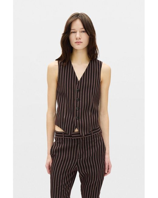 Ann Demeulemeester Black Stanse Classic Waistcoat