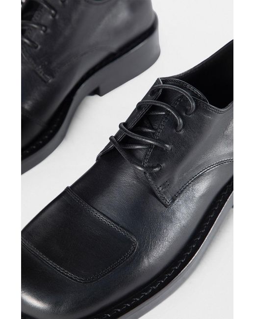 Ann Demeulemeester Black Alert Derby Shoes for men