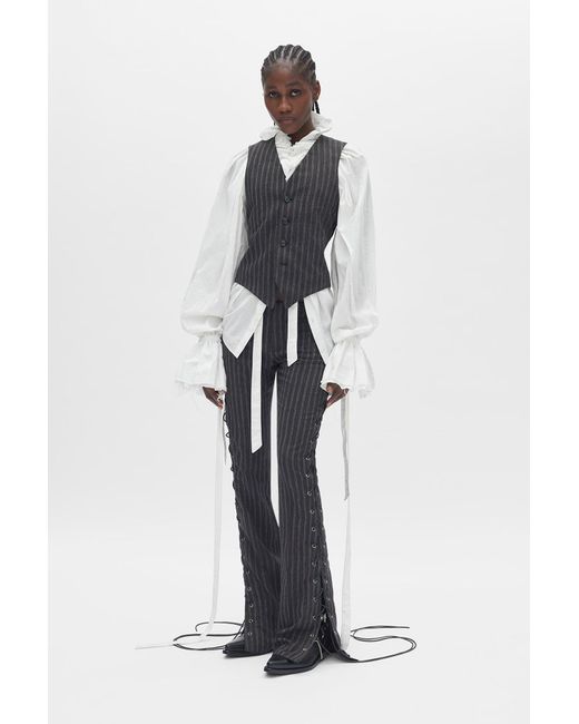 Ann Demeulemeester White Stanse Classic Waistcoat