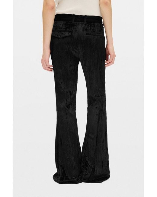 Ann Demeulemeester Black Adri Bootcut Trousers