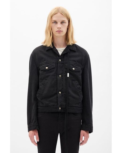 Ann Demeulemeester Black Raf 5 Pockets Standard Blouson for men
