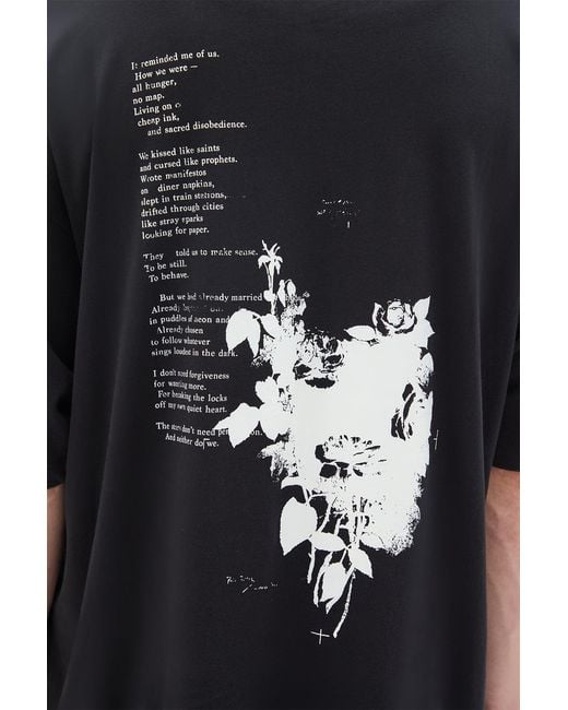 Ann Demeulemeester Blue Dieter High Comfort T-Shirt for men