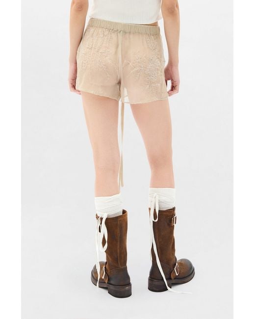 Ann Demeulemeester Natural Nisa Micro Boxer