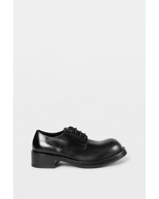 Ann Demeulemeester Black Caja Derby for men