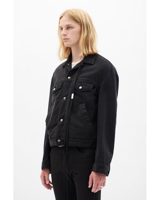 Ann Demeulemeester Black Raf 5 Pockets Standard Blouson for men