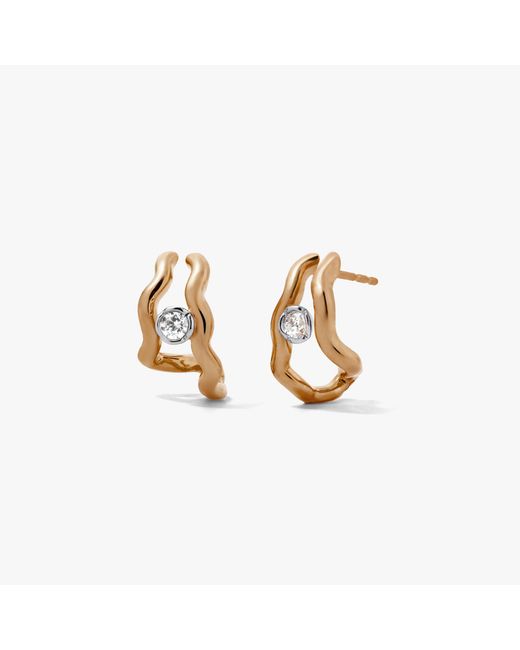 Annoushka Metallic Whoopsie Daisy Double Hoop Earrings