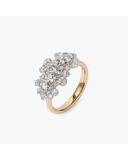 Annoushka Metallic 18Ct Marguerite Diamond Engagement Ring