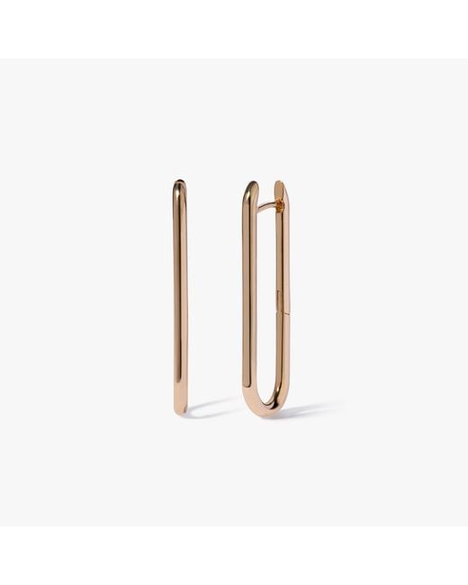 Annoushka White Knuckle Long Hoop Earrings