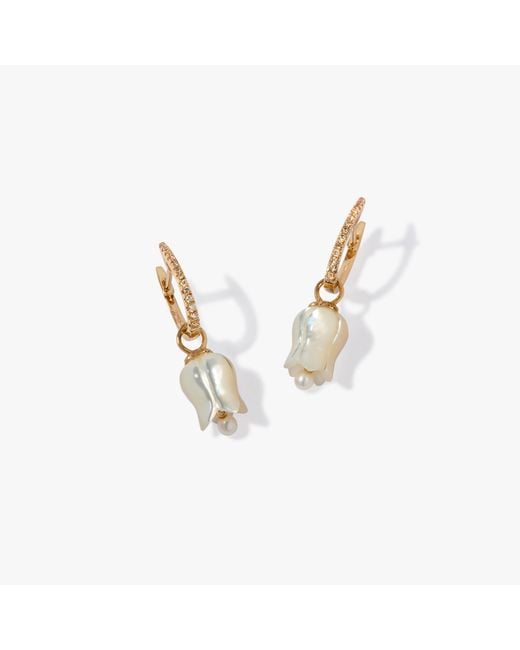 Annoushka Metallic Tulips Diamond Earrings