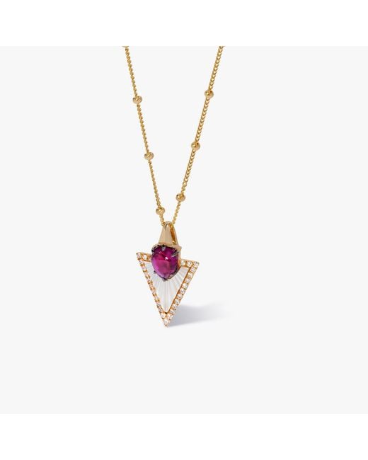 Annoushka Metallic Flight Arrow Necklace