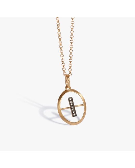 Annoushka Metallic Initial I Necklace for men