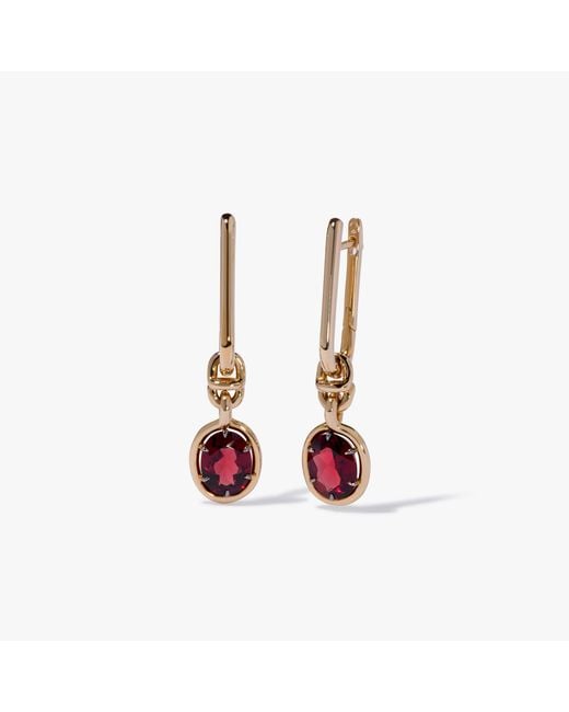 Annoushka White Knuckle Garnet Earrings