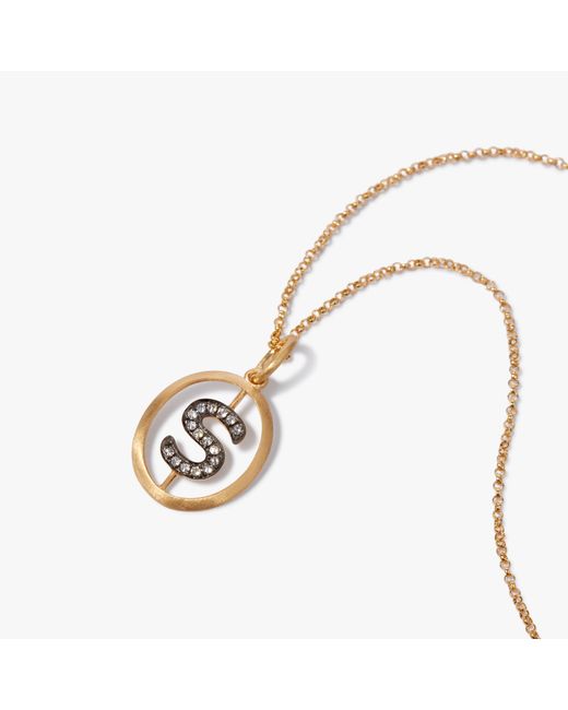 Annoushka Metallic Initial S Necklace for men