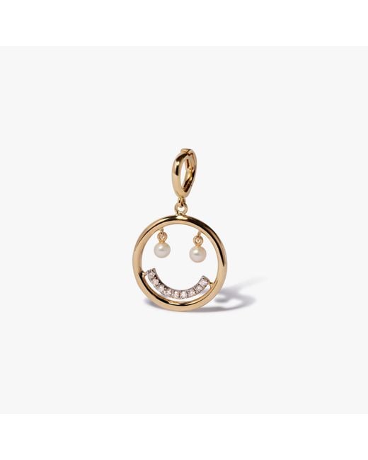 Annoushka Metallic 18ct Yellow Gold Happy Charm Pendant for men