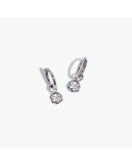 Annoushka Metallic Small Hoop Whoopsie Daisy 0.50Ct Diamond Earrings