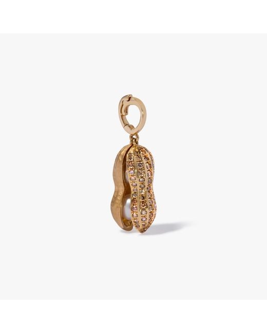 Annoushka Metallic Peanut Charm Pendant