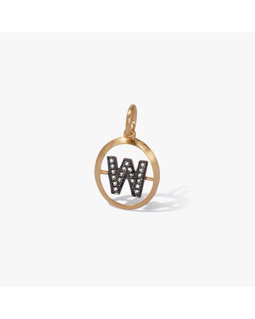 Annoushka White Initials W Pendant