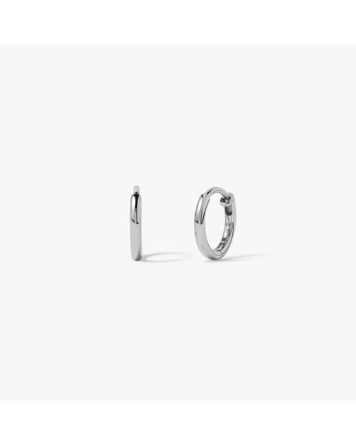 Annoushka White Small Hoop Earrings