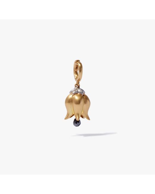 Annoushka White Tulips 18ct Yellow Gold Charm Pendant