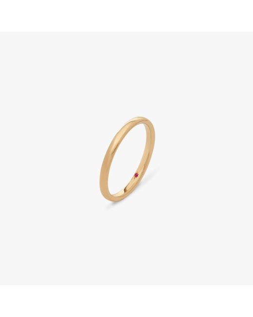 Annoushka White 18Ct 2Mm Wedding Band