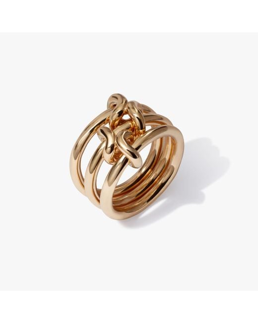 Annoushka Metallic Knuckle 14Ct Link Ring