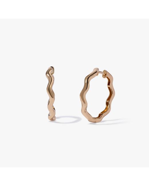 Annoushka Metallic Whoopsie Daisy Medium Hoop Earrings