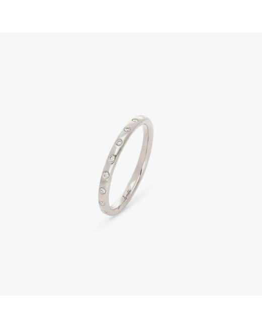 Annoushka White 18Ct Diamond 2Mm Wedding Band